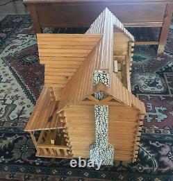 1996 vintage dura-craft Shenandoah real wood log cabin kit 27 in Width 23 Height