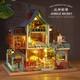 1PC Mini Dollhouse Miniatures Country Villa Cottage? Room Box DIY Kit Handmade
