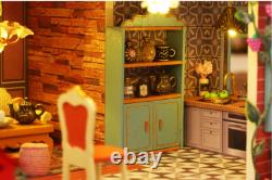 1PC Mini Dollhouse Miniatures Country Villa Cottage? Room Box DIY Kit Handmade