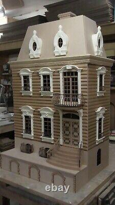 1/12 scale The French Villa 7 room Plus Hallway Dolls House KIT