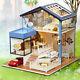 1/24 Dollhouse Kits Miniature Diorama DIY Romantic Private Seattle Villa