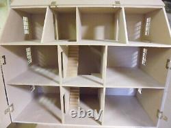 1/24 scale Dolls House Dalton 7 Room Dolls House 18inches wide kit by DHD 24th