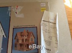 1/2 Inch Scale Greenleaf The Fairfield Victorian Wooden Dollhouse Kit Unused