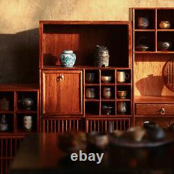 1/6 Scale Dollhouse Miniature Kits Chinese Style Wooden Furniture Jewelry CabiJe