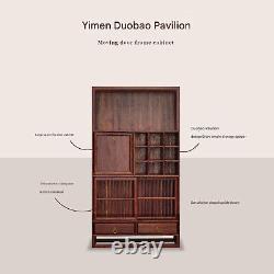 1/6 Scale Dollhouse Miniature Kits Chinese Style Wooden Furniture Jewelry CabiJe