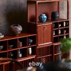 1/6 Scale Dollhouse Miniature Kits Chinese Style Wooden Furniture Jewelry CabiJe