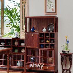 1/6 Scale Dollhouse Miniature Kits Chinese Style Wooden Furniture Jewelry CabiJe