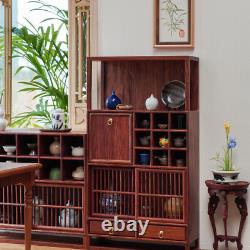 1/6 Scale Dollhouse Miniature Kits Chinese Style Wooden Furniture Jewelry Cabioz