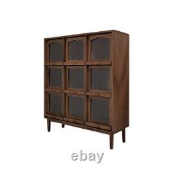 1/6 Scale Dollhouse Miniatures Furniture Vintage Luxury 9 Grid Cabinet Cupboard