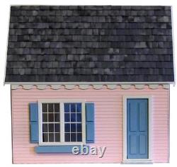 1-Inch Scale Keeper's House Dollhouse Kit Charming Coastal-Style Miniature. 1-I