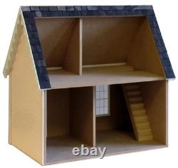 1-Inch Scale Keeper's House Dollhouse Kit Charming Coastal-Style Miniature. 1-I