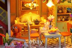 1x Mini Dollhouse Kit Country Villa Cottage? Room Box Miniature DIY Handmade