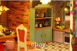 1x Mini Dollhouse Kit Country Villa Cottage? Room Box Miniature DIY Handmade
