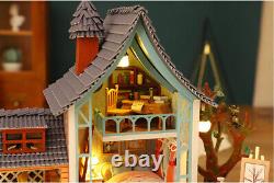 1x Mini Dollhouse Kit Country Villa Cottage? Room Box Miniature DIY Handmade
