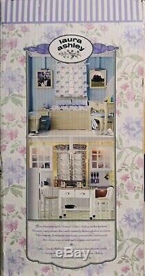 2001 Laura Ashley Four Room Decorator Dollhouse Living Room Kitchen Two Bedrooms