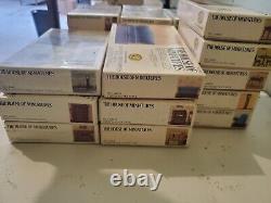 23 Piece Lot Of Antique House Of Miniatures Furniture Model Kits 14/23 SEALED