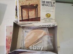 23 Piece Lot Of Antique House Of Miniatures Furniture Model Kits 14/23 SEALED