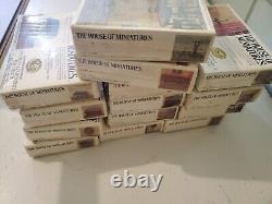 23 Piece Lot Of Antique House Of Miniatures Furniture Model Kits 14/23 SEALED