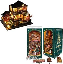 3D Book Nook Kit DIY Miniature House Dollhouse Miniature House DIY Building Kit