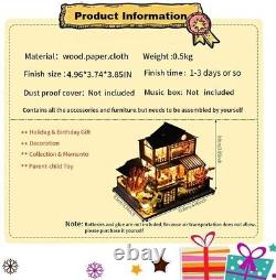 3D Book Nook Kit DIY Miniature House Dollhouse Miniature House DIY Building Kit