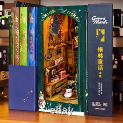3D Book Nook Kit DIY Miniature House Dollhouse Miniature House DIY Building Kit