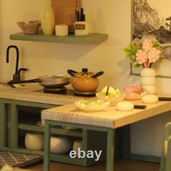 3D Wooden Miniature Dollhouse Ink Painting Lanting DIY Model Kit for Adult Gifts