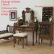 4PC Furniture Kit Side Cabinet Sofa 1/6 Scale Dollhouse Miniatures Unfinished