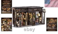 4.33x2.76 DIY Wooden Dollhouse Kit for Ages 14+ Gift Ready Packaging