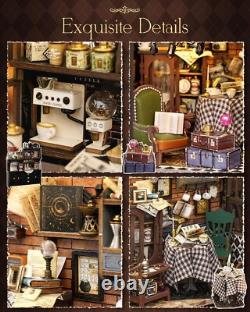 4.33x2.76 DIY Wooden Dollhouse Kit for Ages 14+ Gift Ready Packaging