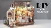 4k Diy Miniature Dollhouse Kit Coffee Shop Rolife Relaxing Satisfying Video
