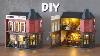 4k Super Mini Corner Restaurant Diy Miniature Dollhouse Kit Relaxing Satisfying Video
