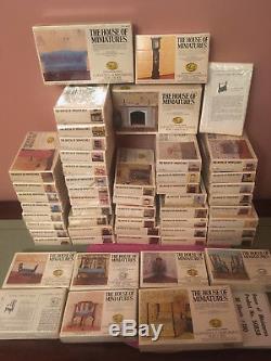 53 DOLLHOUSE Furniture Kits HOUSE OF MINIATURES Chippendale Queen Anne Rares NIB