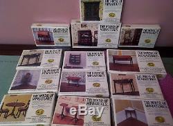 53 DOLLHOUSE Furniture Kits HOUSE OF MINIATURES Chippendale Queen Anne Rares NIB