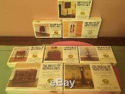 53 DOLLHOUSE Furniture Kits HOUSE OF MINIATURES Chippendale Queen Anne Rares NIB