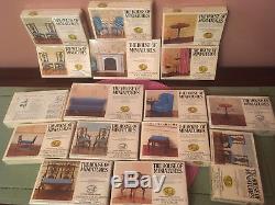 53 DOLLHOUSE Furniture Kits HOUSE OF MINIATURES Chippendale Queen Anne Rares NIB