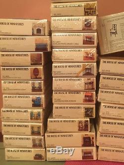 53 DOLLHOUSE Furniture Kits HOUSE OF MINIATURES Chippendale Queen Anne Rares NIB