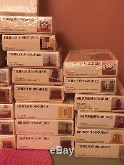 53 DOLLHOUSE Furniture Kits HOUSE OF MINIATURES Chippendale Queen Anne Rares NIB