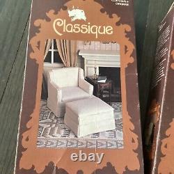 5pc Vintage Millie August Miniatures Classique Doll Furniture Kits Sofa Chair