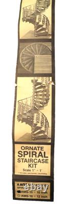AMSI Miniatures Ornate Spiral Staircase Kit AMS-15=10 112 Scale 1979 Mint