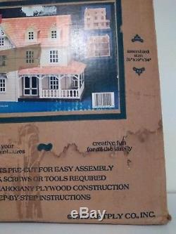 ARTPLY The Franklin Dollhouse Kit Model #124 (1979) Opened As Is