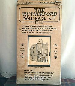 ARTPLY The Rutherford Dollhouse Kit 2 Curved Staircase 9 Room Tower VTG 1978 NIB