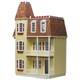 Alison Jr. Dollhouse Kit Wooden Miniature House DIY, Fully Furnished, Gift