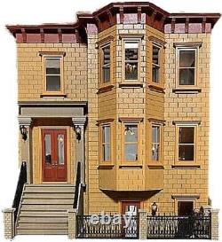 American Dolls House Park Ave. Brownstone Grand Mansion 112 Scale Flat Pack Kit