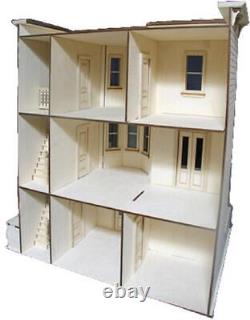 American Dolls House Park Ave. Grand Mansion 112 Scale Laser Cut Flat Pack Kit