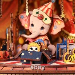 Animal Carnival Dollhouse Kit Miniature Wizardi Roombox Kit F07M5-80-TTBC501