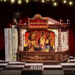 Animal Carnival Dollhouse Kit Miniature Wizardi Roombox Kit F07M5-80-TTBC501