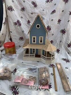 Antique Dollhouse and Furniture Lot