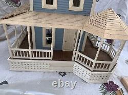 Antique Dollhouse and Furniture Lot