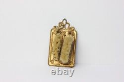 Antique German Dollhouse Gild Soft Metal J. A. Bäselsöder Brush Set Miniature
