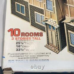 Arrow Deluxe Tudor Dollhouse 700 112 Scale 1980s Vintage Doll House NEW OPENBOX